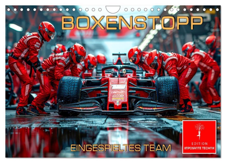 Boxenstopp - eingespieltes Team (Wandkalender 2026 DIN A4 quer), CALVENDO Monatskalender - Peter Roder