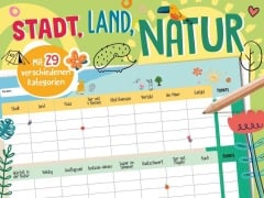 Cover-Bild zum Titel 'Stadt, Land, Natur - Spieleblock' von ''