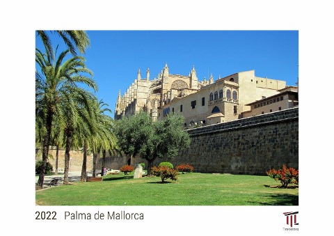Palma de Mallorca 2022 - White Edition - Timokrates Kalender, Wandkalender, Bildkalender - DIN A4 (ca. 30 x 21 cm) - 