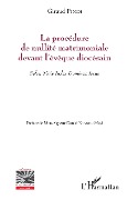 Cover-Bild zum Titel 'La procédure de nullité matrimoniale devant l'évêque diocésain' von 'Pindi'