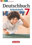 Cover-Bild zum Titel 'Deutschbuch 7. Schuljahr. Gymnasium Allgemeine Ausgabe. Arbeitsheft mit Lösungen' von 'Cordula Grunow, Vera Potthast, Andrea Wagener, Irmgard Schick, Deborah Mohr'