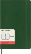 Moleskine 12 Monate Tageskalender 2025, Large/A5, 1 Tag = 1 Seite, Weicher Einband, Myrtengrün - 