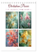 Orchideen Poesie (Tischkalender 2025 DIN A5 hoch), CALVENDO Monatskalender - Kerstin Waurick