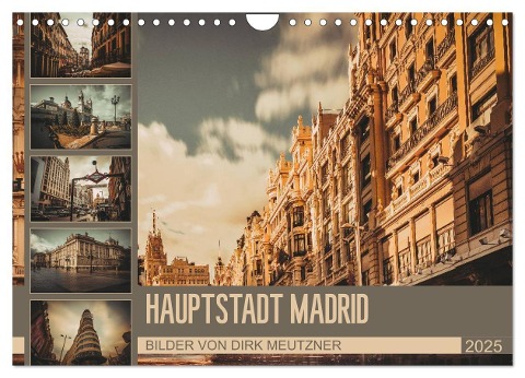 Hauptstadt Madrid (Wandkalender 2025 DIN A4 quer), CALVENDO Monatskalender - Dirk Meutzner