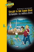 Cover-Bild zum Titel 'Langenscheidt Krimis für Kids - Caught in the Same Boat - Gefangen im selben Boot' von 'Bernhard Hagemann'