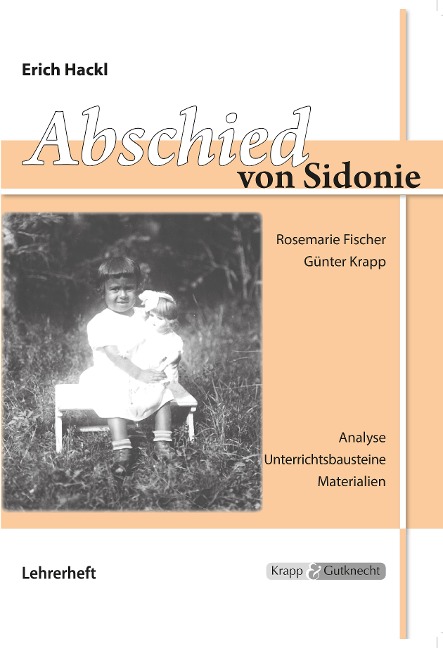 Abschied von Sidonie - Erich Hackl - Erich Hackl, Krapp Günter, Rosemarie Fischer