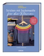 Cover-Bild zum Titel 'Stricken mit Sockenwolle für die Kleinen' von 'Caroline Wallmann'
