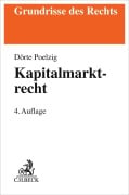 Cover-Bild zum Titel 'Kapitalmarktrecht' von 'Dörte Poelzig'