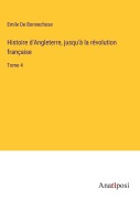 Cover-Bild zum Titel 'Histoire d'Angleterre, jusqu'à la révolution française' von 'Emile De Bonnechose'