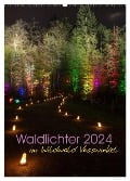 Waldlichter im Wildwald Vosswinkel 2024 (Wandkalender 2024 DIN A2 hoch), CALVENDO Monatskalender - Britta Lieder