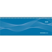 Cover-Bild zum Titel 'Tisch-Querkalender Profi blau 2026 - Büro-Planer 29,7x10,5 cm - Tisch-Kalender - 1 Woche 2 Seiten - Ringbindung - Zettler' von ''
