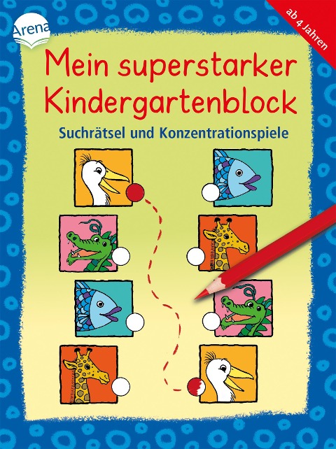 Mein superstarker Kindergartenblock. Suchrätsel und Konzentrationsspiele - Katja Schmiedeskamp, Katrin Merle, Antje Bohnstedt
