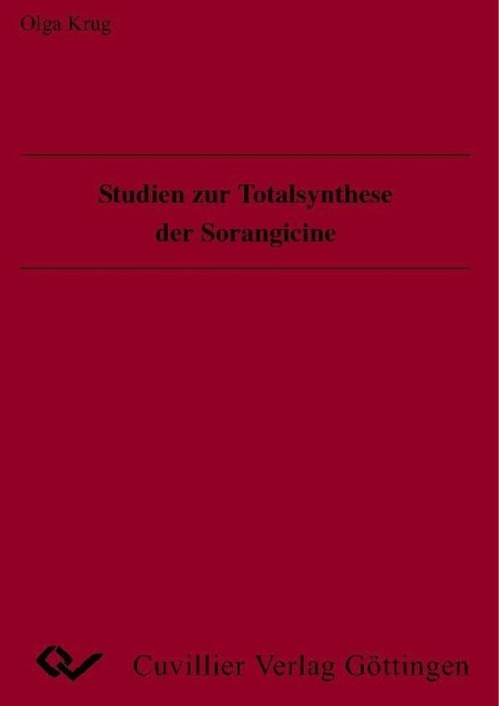 Studien zur Totalsynthese der Sorangicine - 