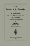 Cover-Bild zum Titel 'Der erste Unterricht in der Raumlehre' von 'Max Simon'