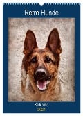 Retro Hunde (Wandkalender 2024 DIN A3 hoch), CALVENDO Monatskalender - Kattobello Kattobello