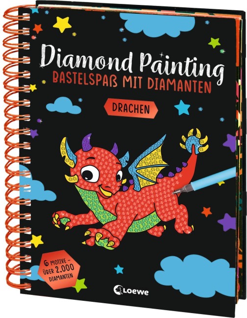 Diamond Painting - Bastelspaß mit Diamanten - Drachen - 