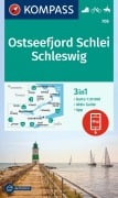 Cover-Bild zum Titel 'KOMPASS Wanderkarte 708 Ostseefjord Schlei, Schleswig 1:35.000' von ''