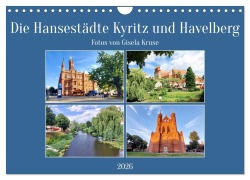 Cover-Bild zum Titel 'Die Hansestädte Kyritz und Havelberg (Wandkalender 2026 DIN A4 quer), CALVENDO Monatskalender' von 'Gisela Kruse'