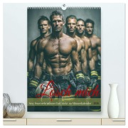 Cover-Bild zum Titel 'Lösch mich - Sexy Feuerwehrmänner fast nackt im Männerkalender (hochwertiger Premium Wandkalender 2026 DIN A2 hoch), Kunstdruck in Hochglanz' von 'Mb Fotografie'