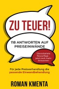 Cover-Bild zum Titel 'Zu teuer!' von 'Roman Kmenta'
