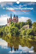 In Deutschland unterwegs Wochenkalender 2026 - Wandkalender - Format 21,0 x 29,7 cm - 