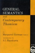 Cover-Bild zum Titel 'General Semantics and Contemporary Thomism' von 'Margaret Gorman'