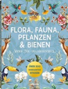 Cover-Bild zum Titel 'Flora, Fauna, Pflanzen & Bienen - Stickerbuch' von 'Jennifer Kushnier'