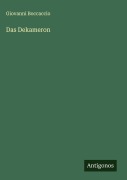 Cover-Bild zum Titel 'Das Dekameron' von 'Giovanni Boccaccio'