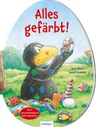 Cover-Bild zum Titel 'Der kleine Rabe Socke: Alles gefärbt! Konturgestanzt' von 'Nele Moost'