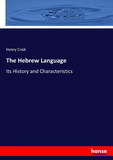 The Hebrew Language - Henry Craik