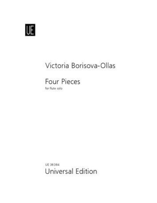 Four Pieces für Flöte solo. - 