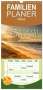 Cover-Bild zum Titel 'Familienplaner 2026 - Sehnsucht Dänemark - Danmark mit 5 Spalten (Wandkalender, 21 x 45 cm) CALVENDO' von 'Stefan Sattler'