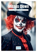 Cover-Bild zum Titel 'Misses Clown (Wandkalender 2026 DIN A2 hoch), CALVENDO Monatskalender' von 'Thomas Meinert'