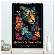 Afrikanische Tierfamilien (hochwertiger Premium Wandkalender 2026 DIN A2 hoch), Kunstdruck in Hochglanz - Kerstin Waurick
