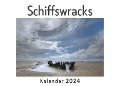 Schiffswracks (Wandkalender 2024, Kalender DIN A4 quer, Monatskalender im Querformat mit Kalendarium, Das perfekte Geschenk) - Anna Müller