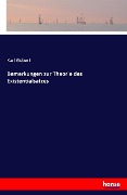 Cover-Bild zum Titel 'Bemerkungen zur Theorie des Existentialsatzes' von 'Karl Gebert'