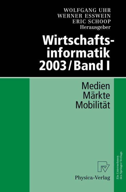 Wirtschaftsinformatik 2003/Band I - 