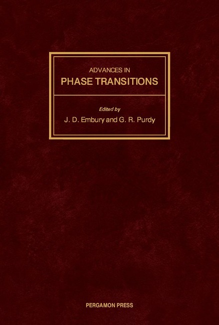 Advances in Phase Transitions - 