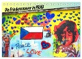 Die Friedensmauer in Prag (Tischkalender 2024 DIN A5 quer), CALVENDO Monatskalender - Danijela Hospes