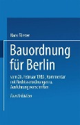 Cover-Bild zum Titel 'Bauordnung für Berlin' von ''