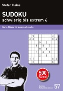 Cover-Bild zum Titel 'Sudoku schwierig bis extrem 6' von 'Stefan Heine'