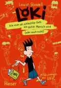 Cover-Bild zum Titel 'Loki - Wie man als schlechter Gott ein guter Mensch wird (oder auch nicht)' von 'Louie Stowell'