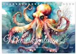 Cover-Bild zum Titel 'Meereskreaturen - Lebendige Unterwasserwelt (Tischkalender 2026 DIN A5 quer), CALVENDO Monatskalender' von 'Dusanka Djeric'