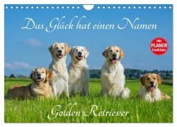 Cover-Bild zum Titel 'Das Glück hat einen Namen - Golden Retriever (Wandkalender 2026 DIN A4 quer), CALVENDO Monatskalender' von 'Sigrid Starick'