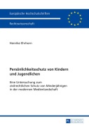 Cover-Bild zum Titel 'Persönlichkeitsschutz von Kindern und Jugendlichen' von 'Henrike Ehrhorn'