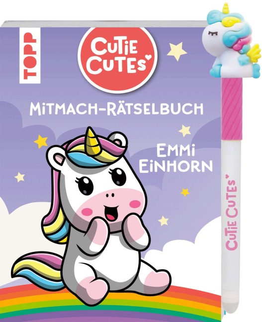 Cutie Cutes - Mitmach-Rätselbuch. Emmi Einhorn - Christine Schlitt