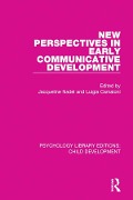 Cover-Bild zum Titel 'New Perspectives in Early Communicative Development' von ''