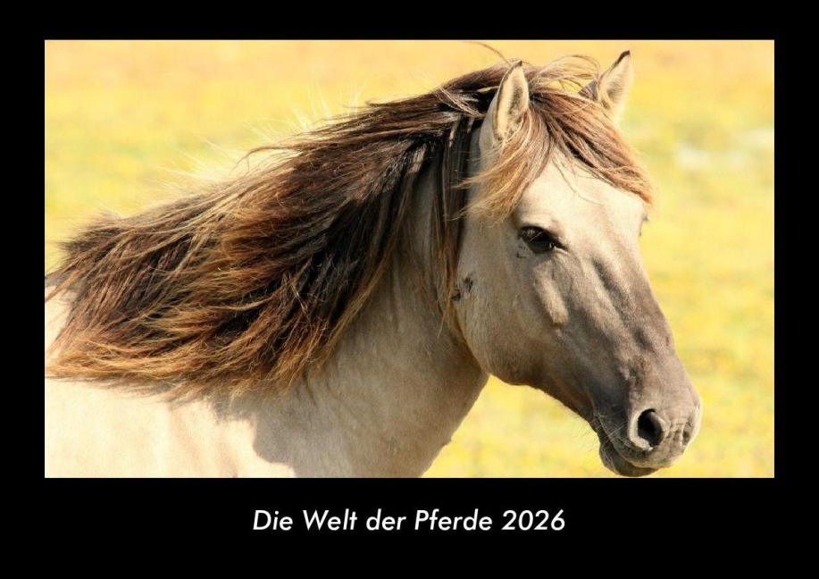 Die Welt der Pferde 2026 Fotokalender DIN A3 - Tobias Becker