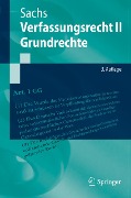Cover-Bild zum Titel 'Verfassungsrecht II - Grundrechte' von 'Michael Sachs'