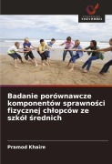 Cover-Bild zum Titel 'Badanie porównawcze komponentów sprawno¿ci fizycznej ch¿opców ze szkó¿ ¿rednich' von 'Pramod Khaire'